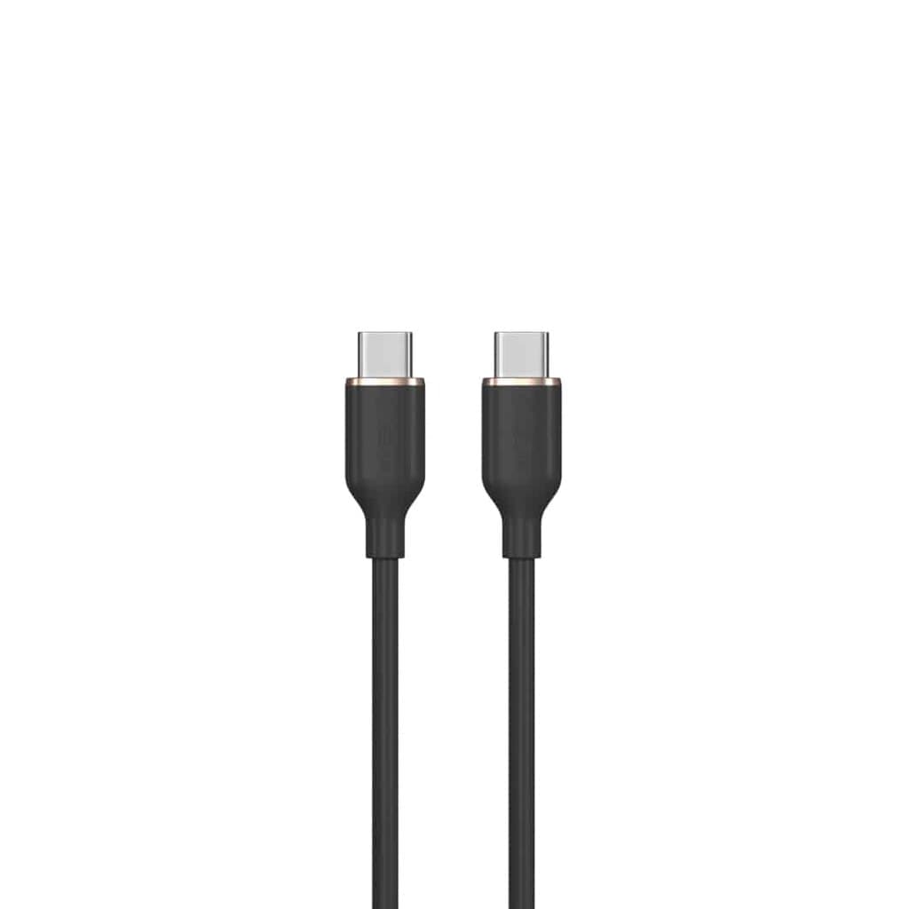 Devia Jelly Series C to Type-C Silicone Cable(3A 1.2M) - Black