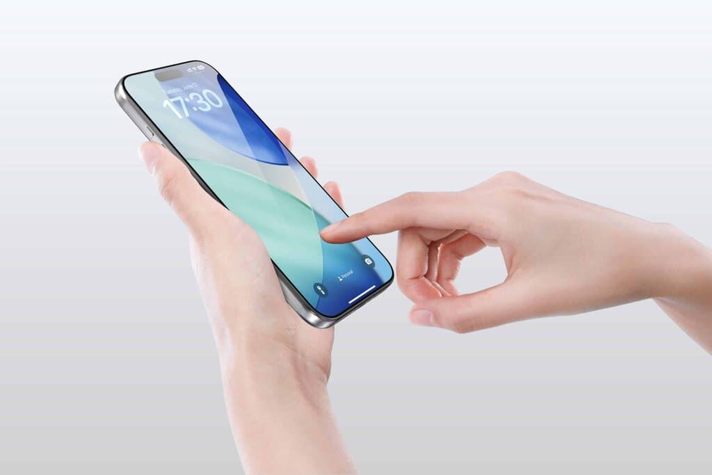 Comma Dun Series Crystal Diamond Hardness Tempered Glass(With Assist Tool) - iPhone 17 Pro Max - Black