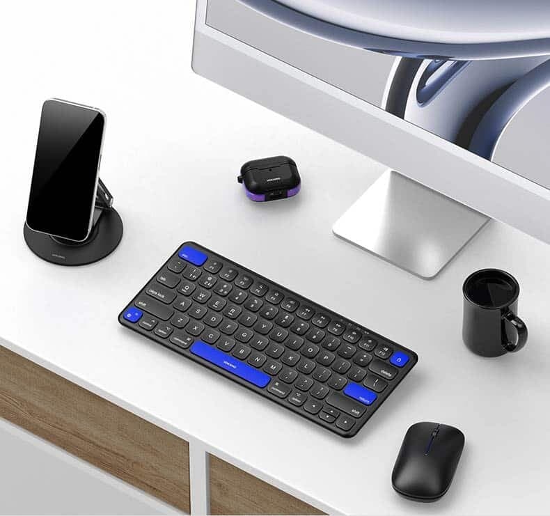Vokamo iLink Smart Series Wireless Bluetooth Keyboard (Dual Bluetooth + 2.4G) - Black 12