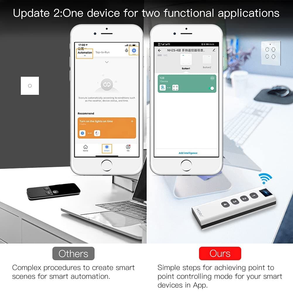Moes Zigbee Remote Control 4
