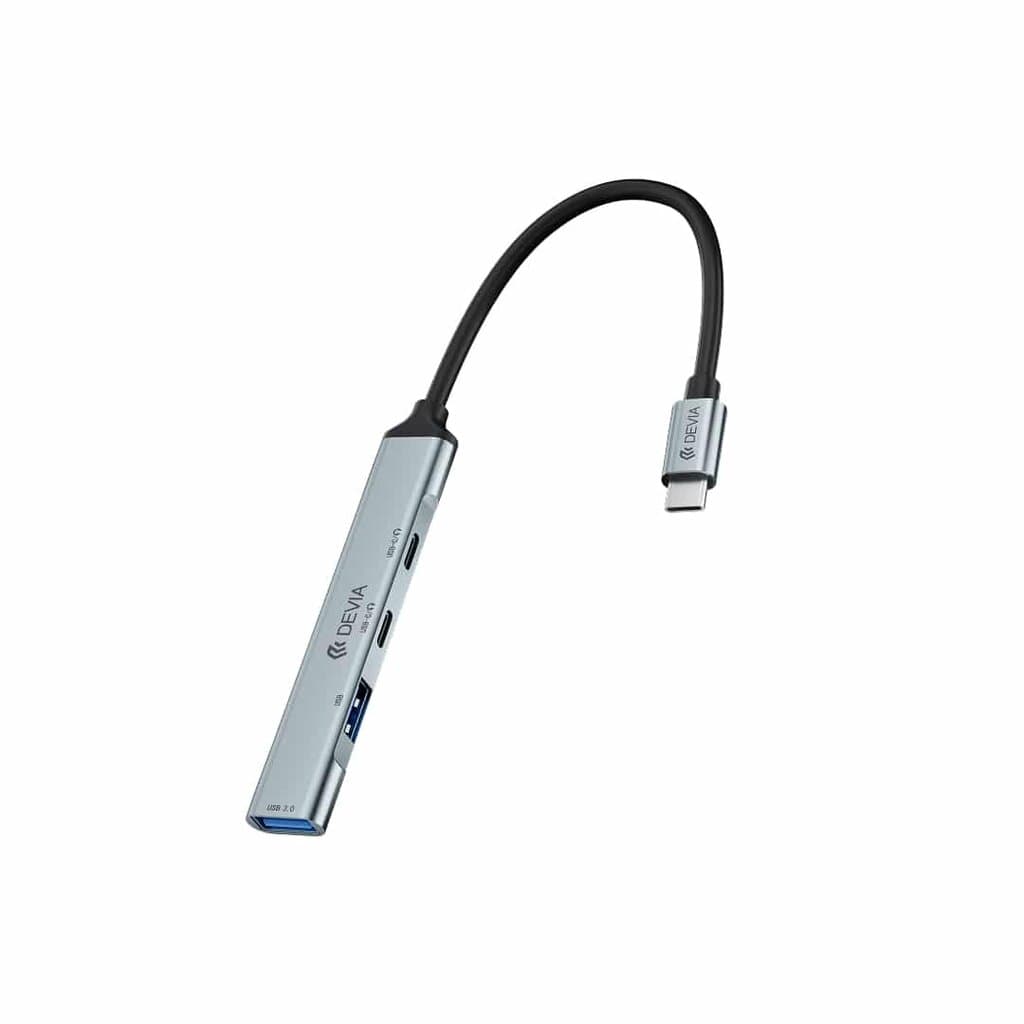 devia Lite1 Type-C to 2A+2C  4 In 1 HUB 1