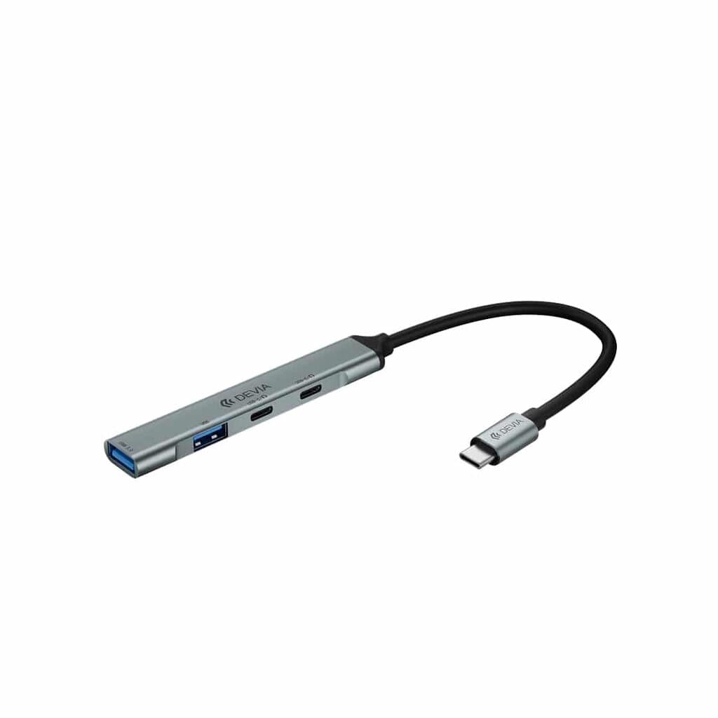 devia Lite1 Type-C to 2A+2C  4 In 1 HUB 2
