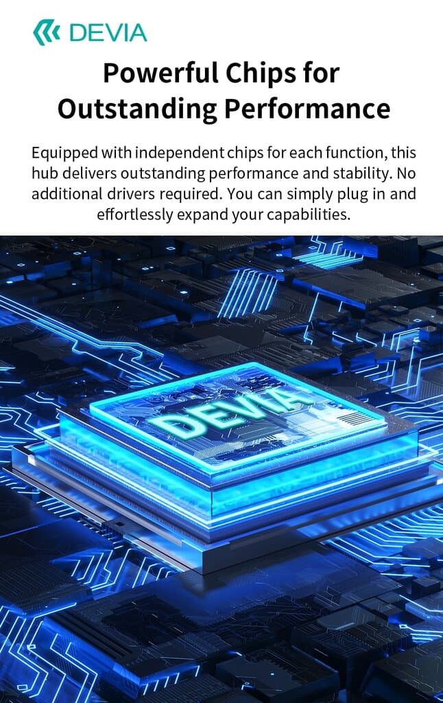 DEVIA Leopard Series 9 In 1 HUB 5