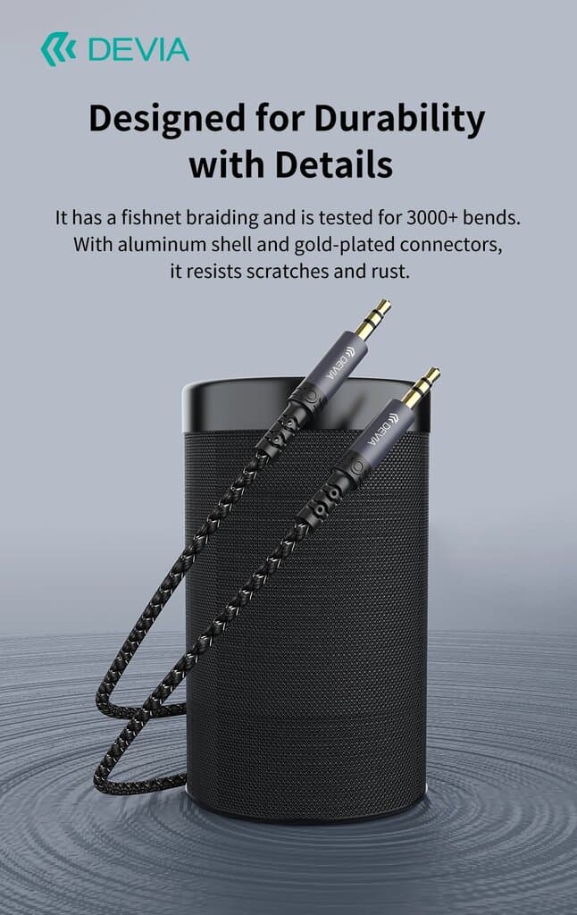 DEVIA Ipure Series 3.5mm  Woven Audio Cable 3