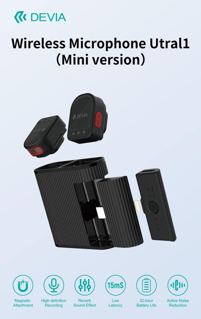 Devia Wireless Microphone Ultra1 (Mini version) - H01 2