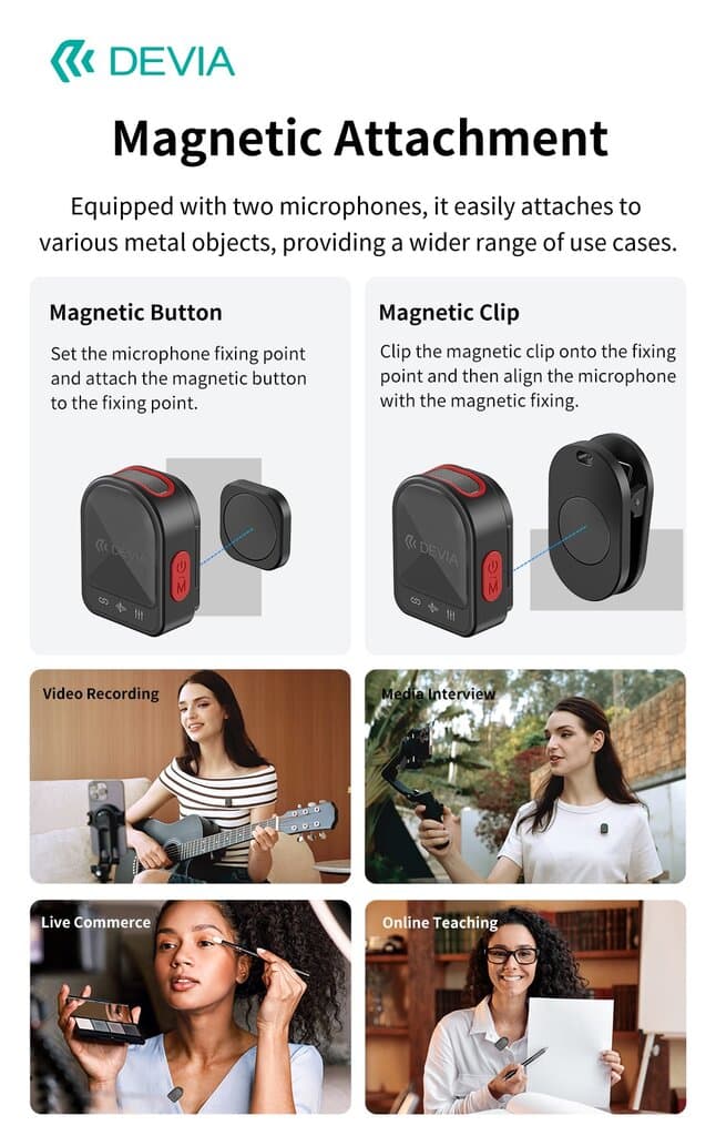 Devia Wireless Microphone Ultra1 (Mini version) - H01 3