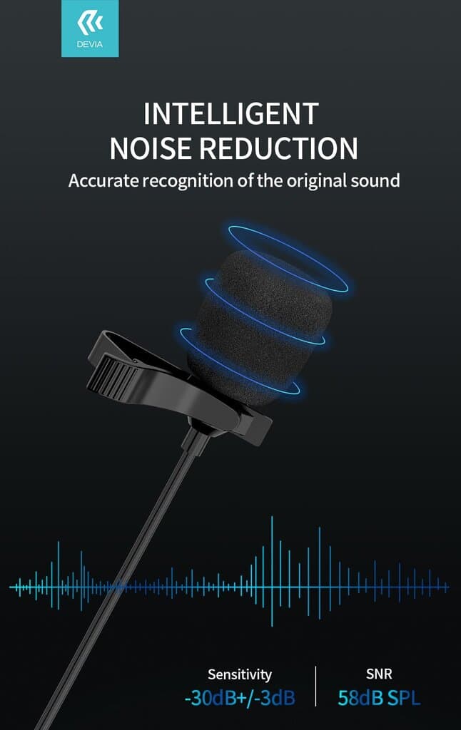 Devia Smart Series Wired Microphone  (Lightning) 3