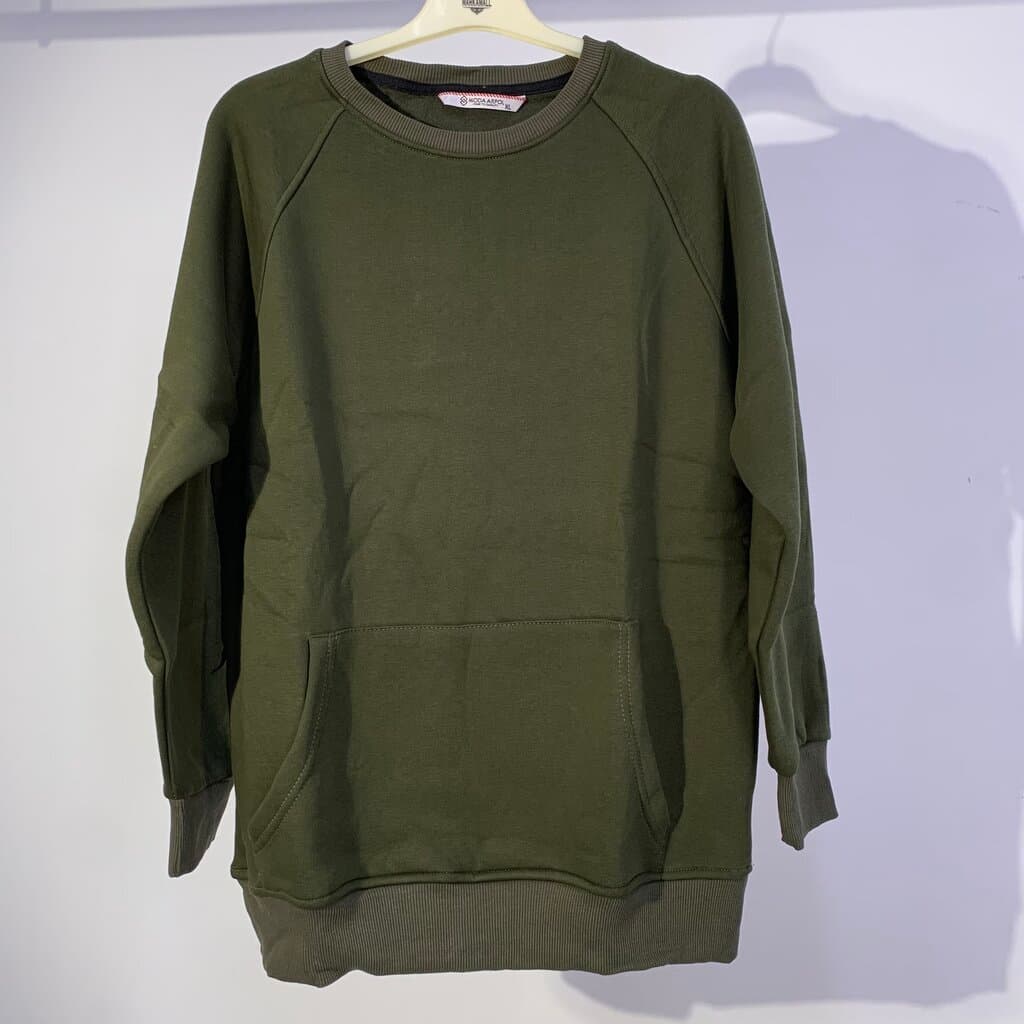 Moda Arpol Men's Cotton Sweater - Dark Green (S)