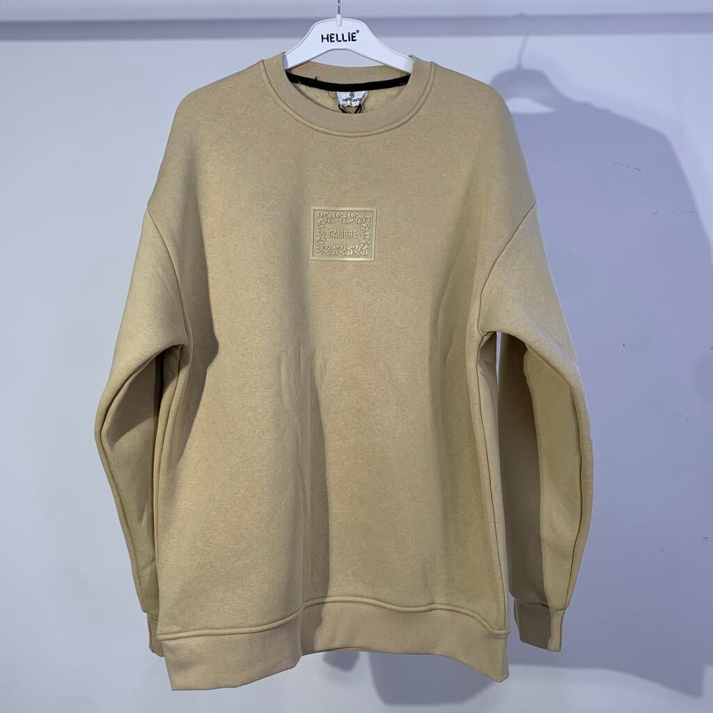 Moda Arpol Men's Cotton Sweater - Beige (S)