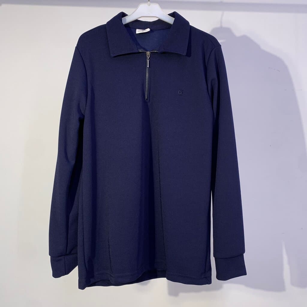 Moda Arpol Men's Cotton Sweater - Navy Blue (S)