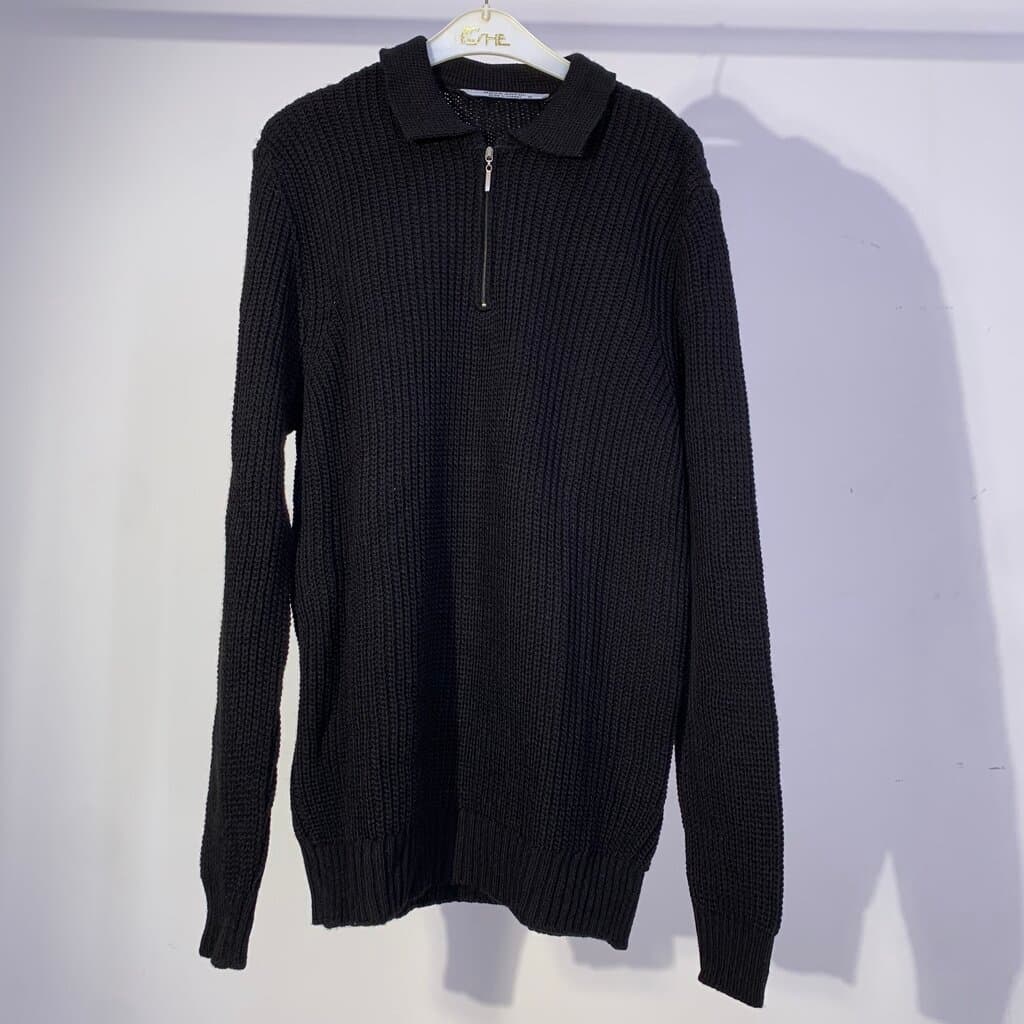 Moda Arpol Men's Wool Sweater - Black (S)