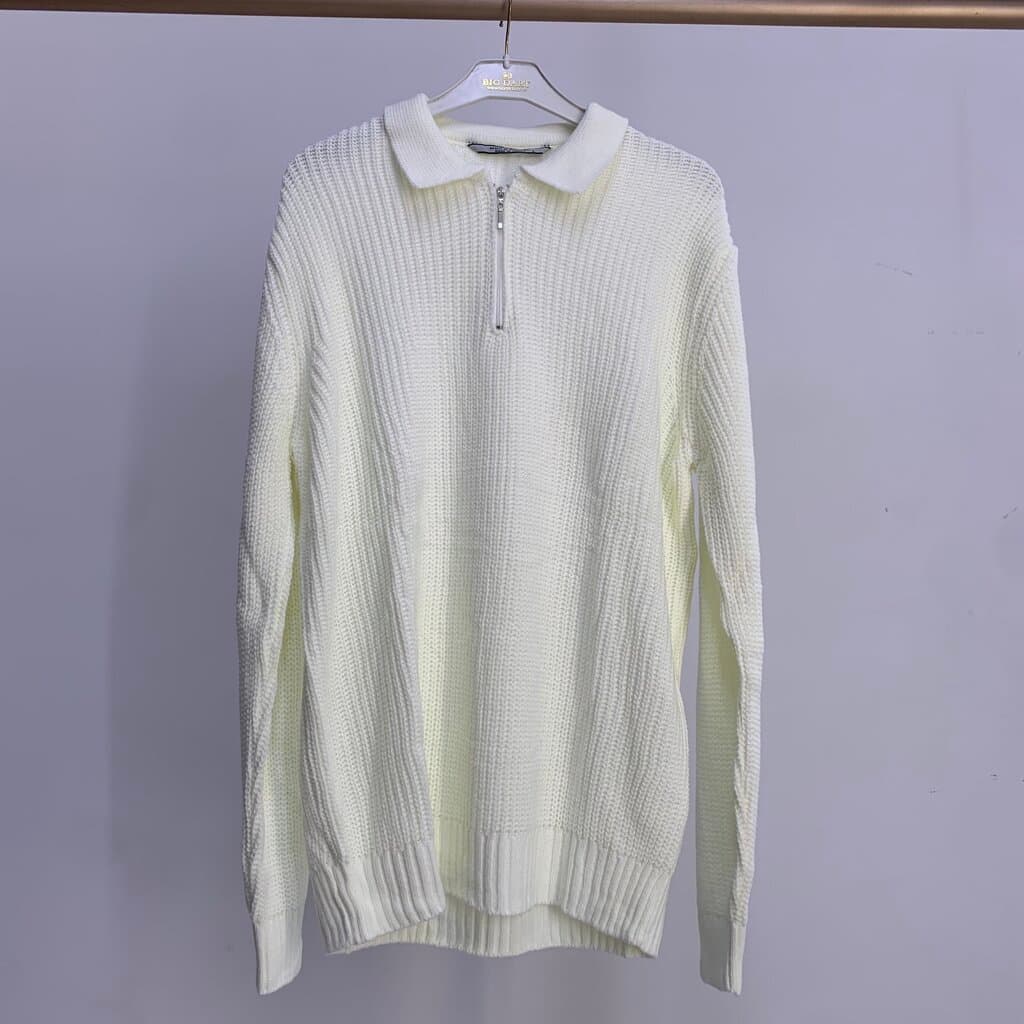 Moda Arpol Men's Wool Sweater - White (S)