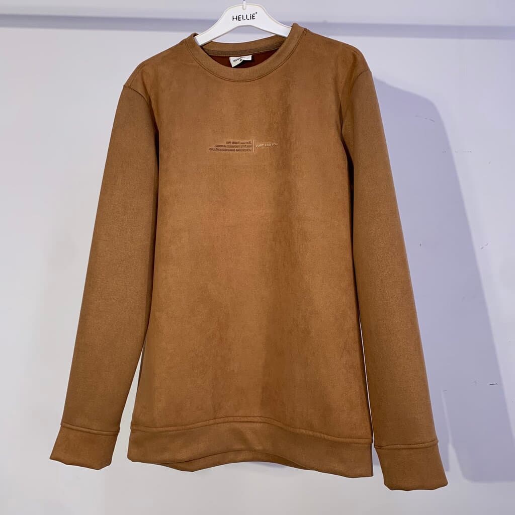 Moda Arpol Men's Cotton Sweater - Brown (S)