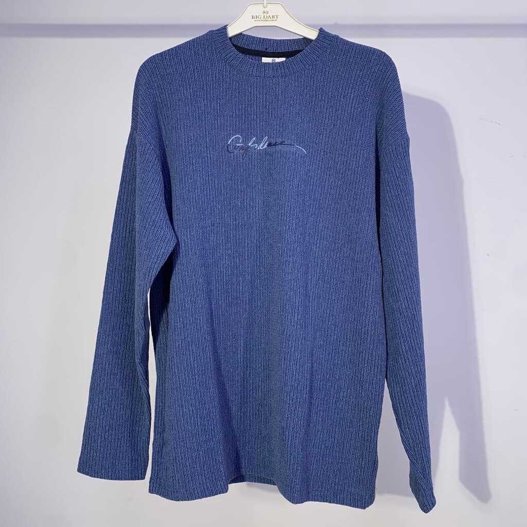 Moda Arpol Men's Cotton Sweater - Blue (S)