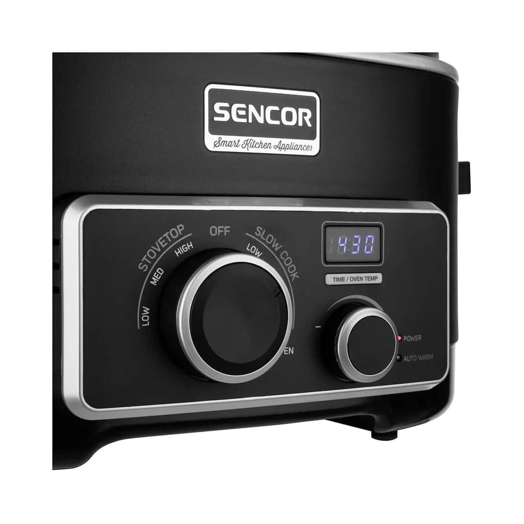 Sencor Multicooker 1200W 5.5L - SPR 6100BK (Black) 5