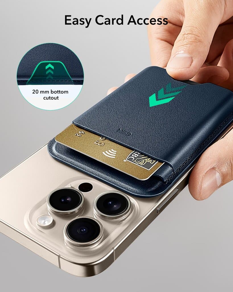 ESR Magnetic Wallet Boost (HaloLock)，Dark Blue 4