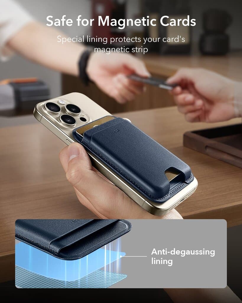 ESR Magnetic Wallet Boost (HaloLock)，Dark Blue 6