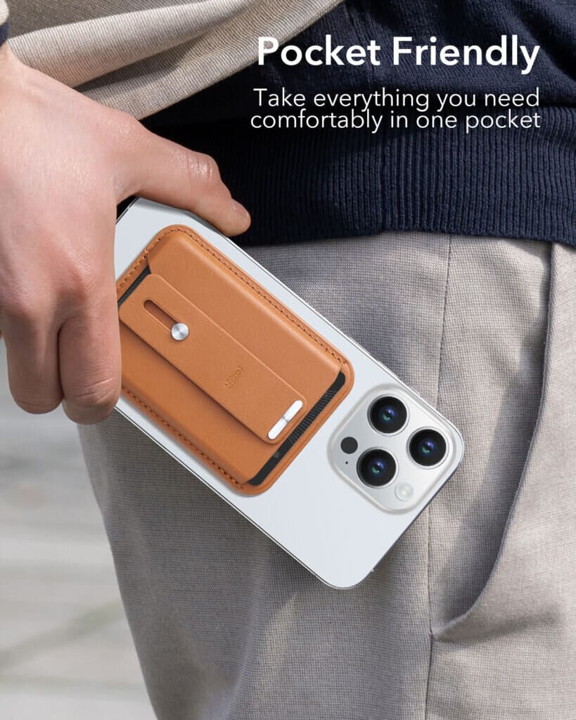 ESR Magnetic Wallet (HaloLock) - Caramel Brown 8