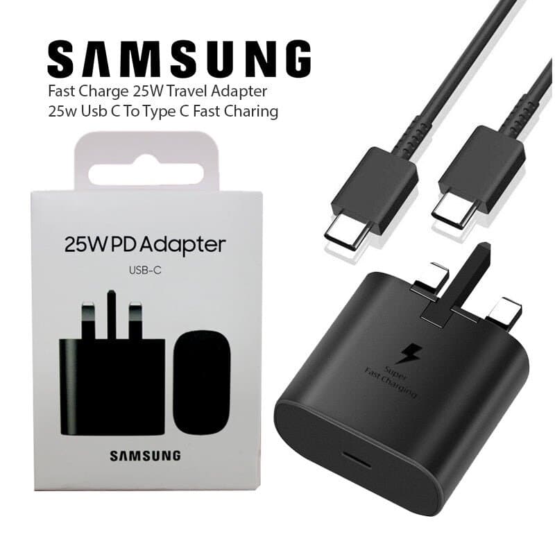 سەرە شەحن و کێبڵی 25w سامسونگ 3