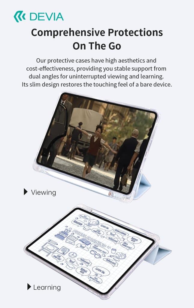 Devia Cool Series Protective Case - Pad (A16)(2025)/iPad 10 10.9(2022) - Black 3