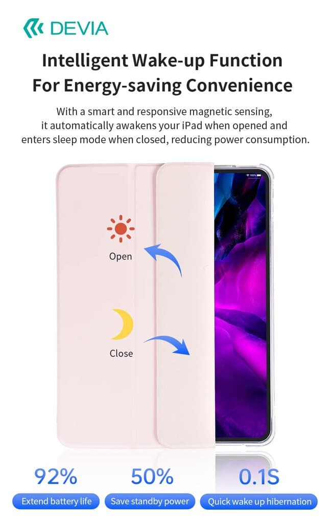 Devia Cool Series Protective Case - Pad (A16)(2025)/iPad 10 10.9(2022) - Black 7