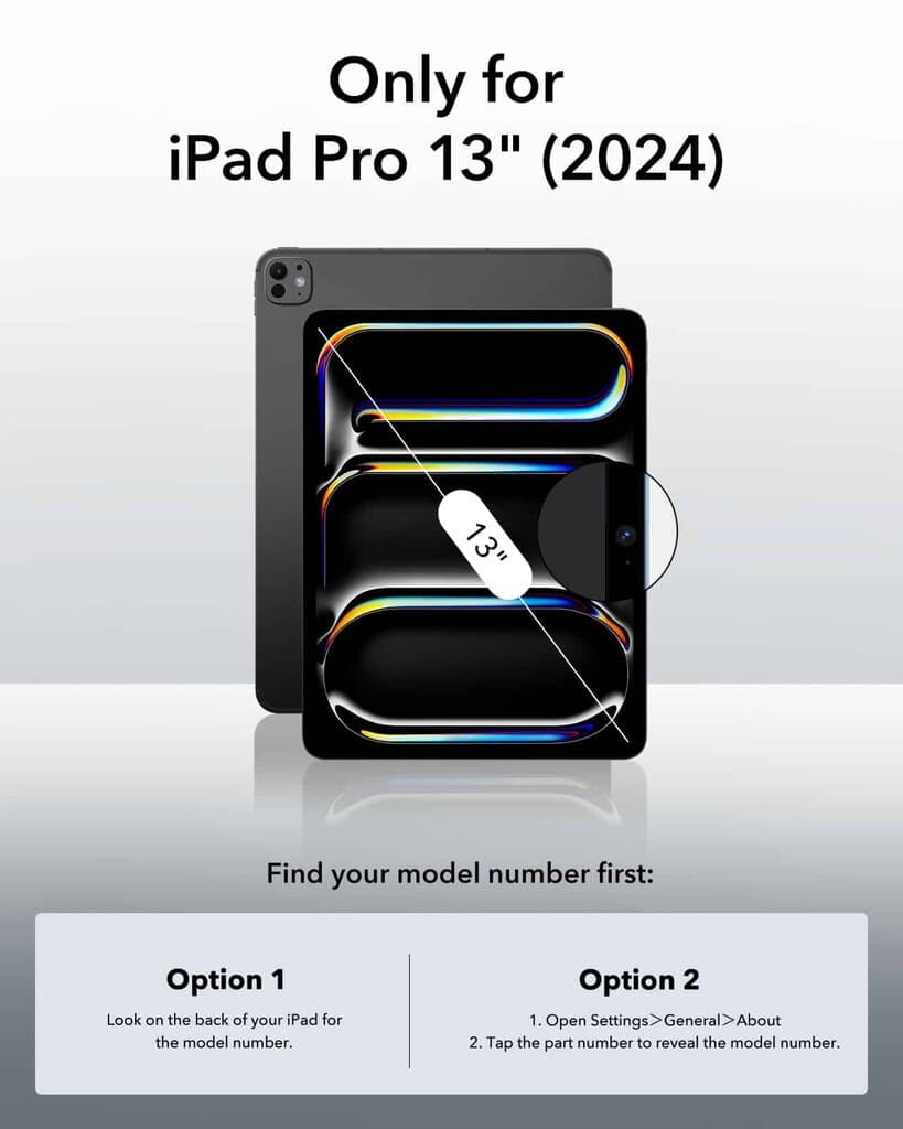 ESR Rebound Magnetic Case, (2024), Lavender - Compatible with iPad Pro 11 3