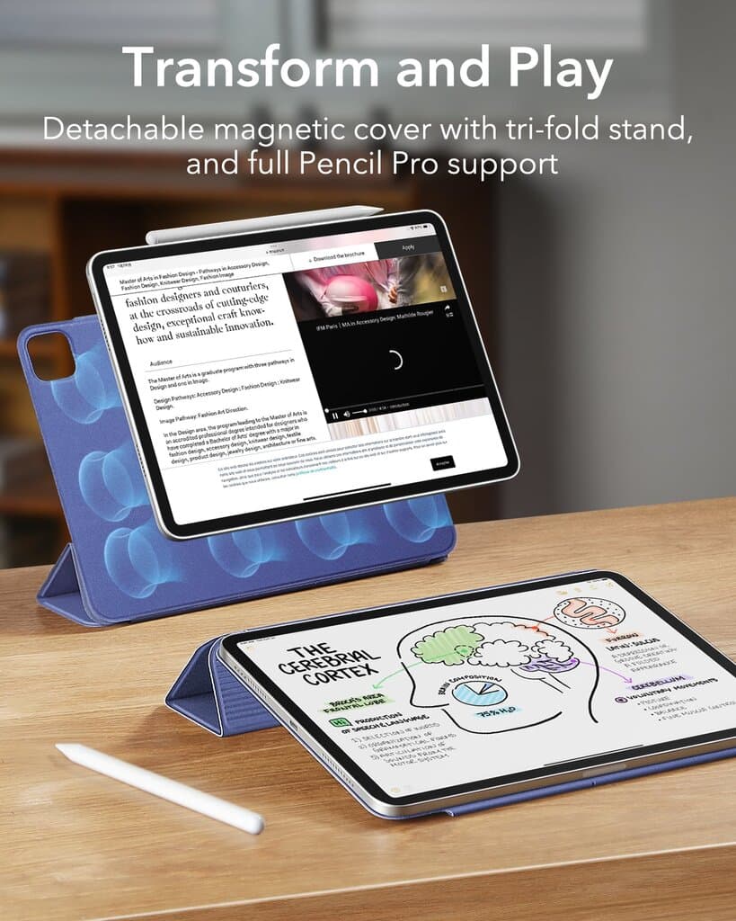ESR Rebound Magnetic Case, (2024), Lavender - Compatible with iPad Pro 11 4