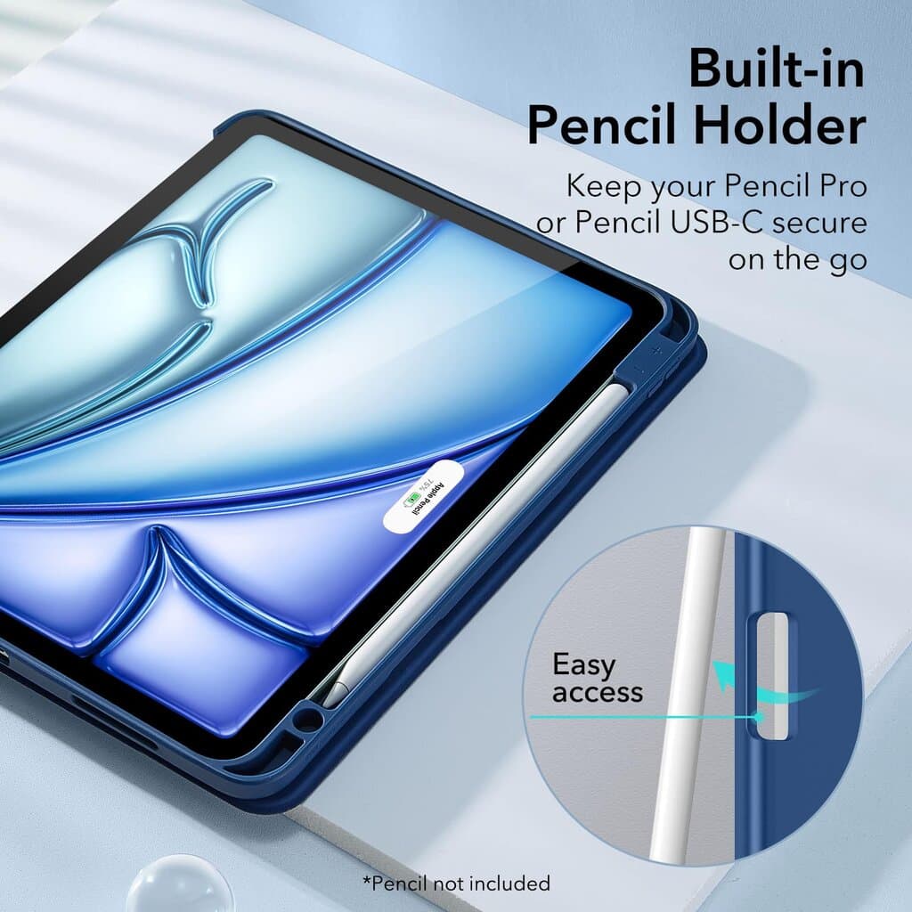 ESR Rebound Pencil Case for iPad Air 11 (2024) - air 5/4 - Blue 4