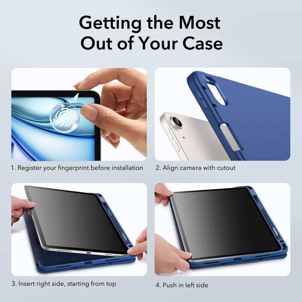 ESR Rebound Pencil Case for iPad Air 11 (2024) - air 5/4 - Blue 3