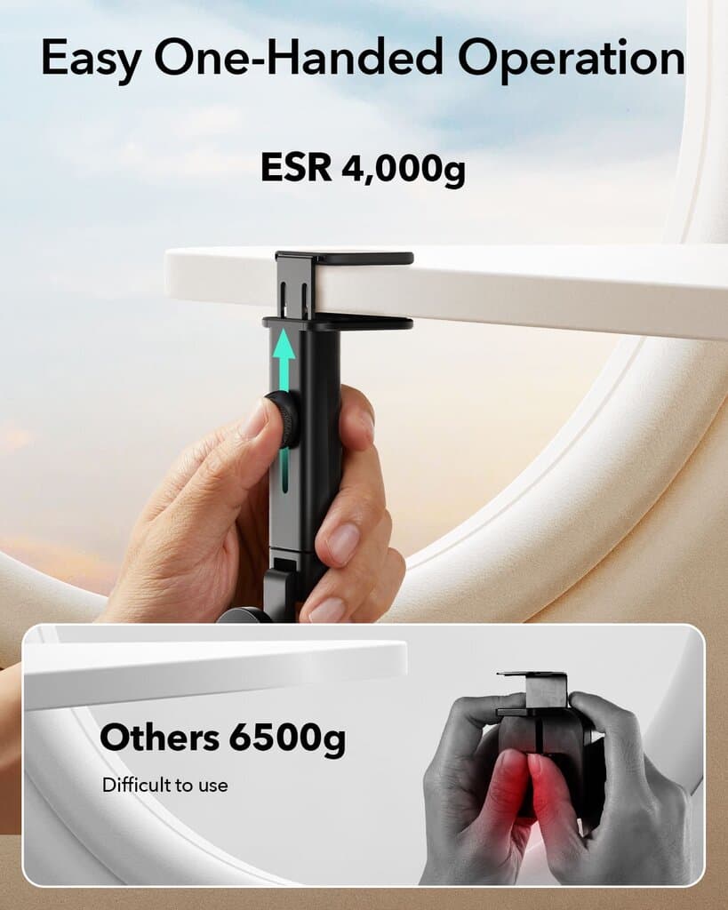 ESR 2K613 Skygrip Airplane Phone Holder - Black 7