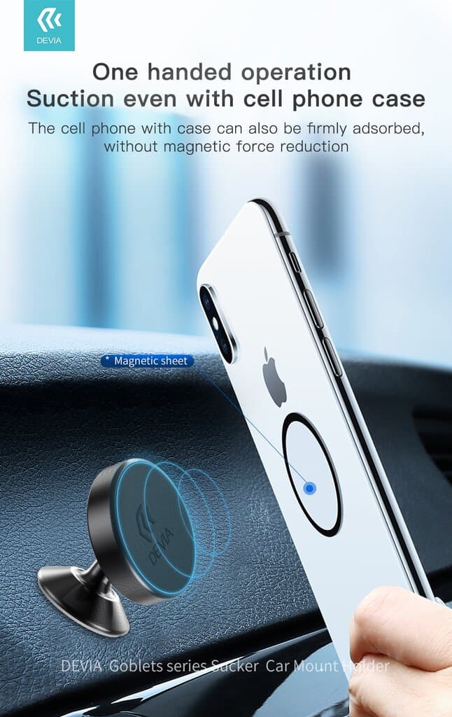 Devia Goblet Series Car Mount Holder EL071 -Black 4