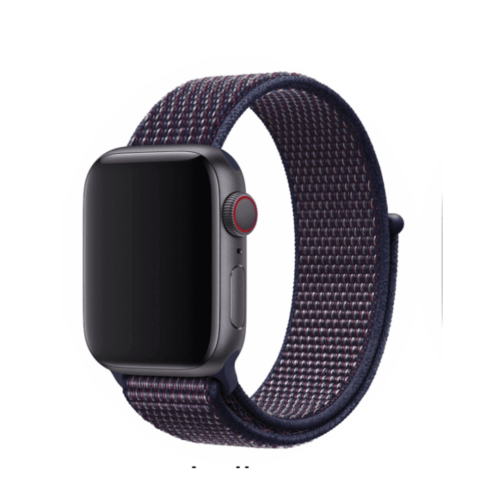 DEVIA iWatch Sport3 Nylon Watch Loop – Indigo, Adjustable & Breathable Strap for Apple Watch - 42/44/45/46/49mm 1