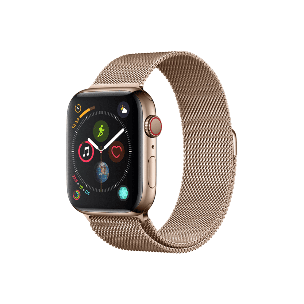 DEVIA Elegant Series Milanese Loop for Apple Watch – Gold, Premium, Stylish Design - 42/44/45/46/49mm 1