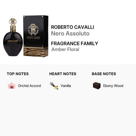 Roberto Cavalli Nero Assoluto 75ml - EDP 3