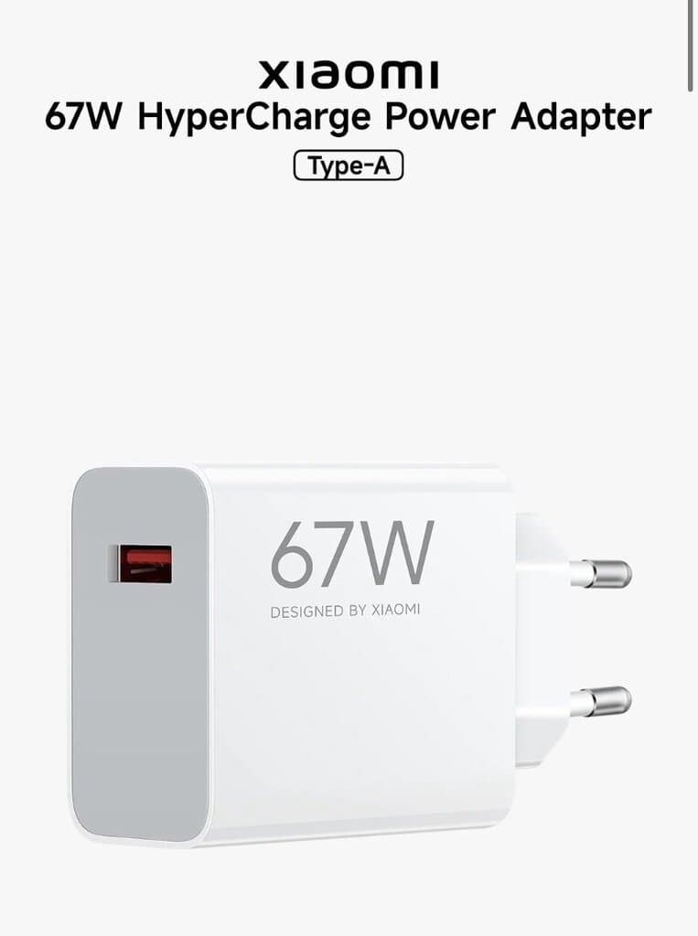 کەلە شحن و کێبڵی 67w شاومی