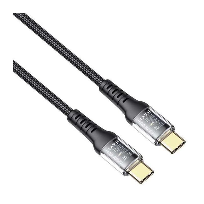 Havit CB6240 USB-C to USB-C Cable 1m 60W (Black) 3