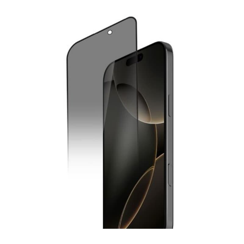 Momax GlassPro+ Anti-spy HD Tempered Glass iPhone 17 Pro (Black)