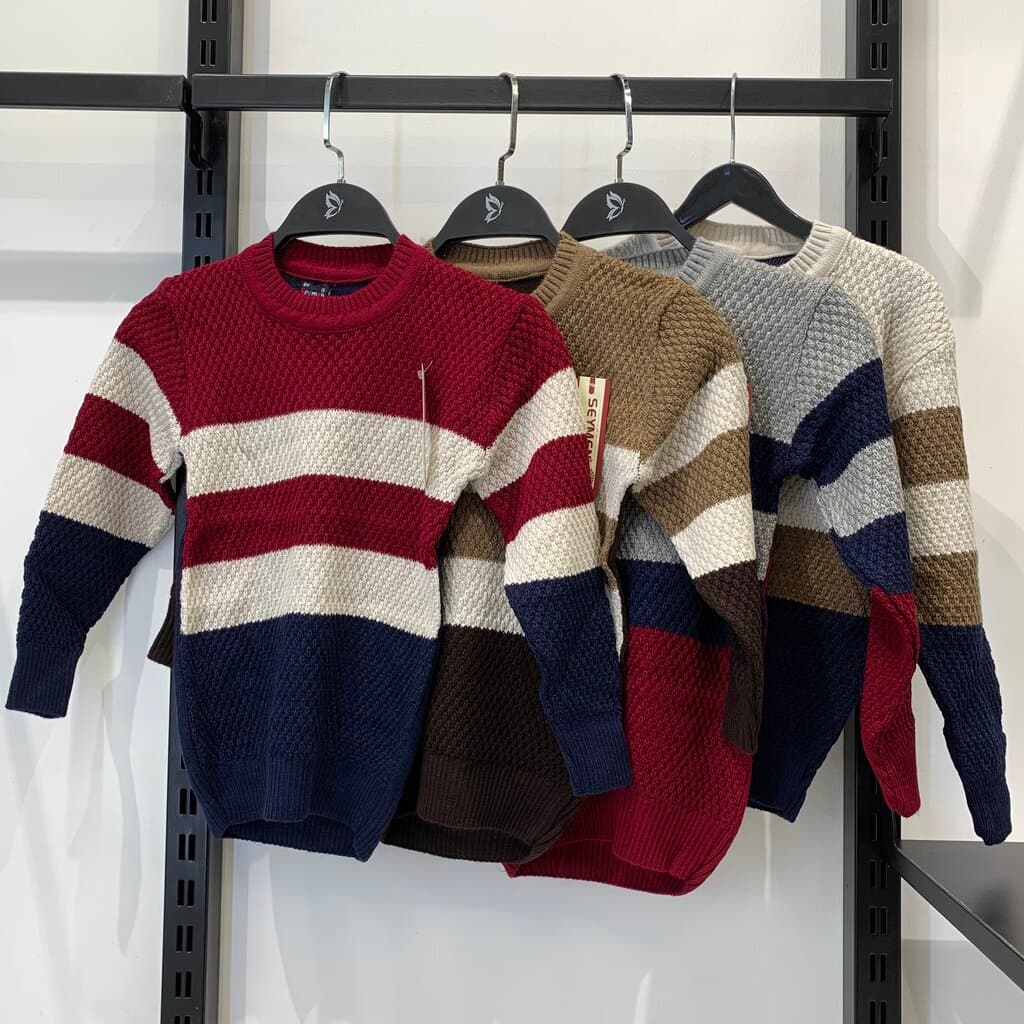 Seymen Boys Wool Sweater - Dark Red (4 Years) 2