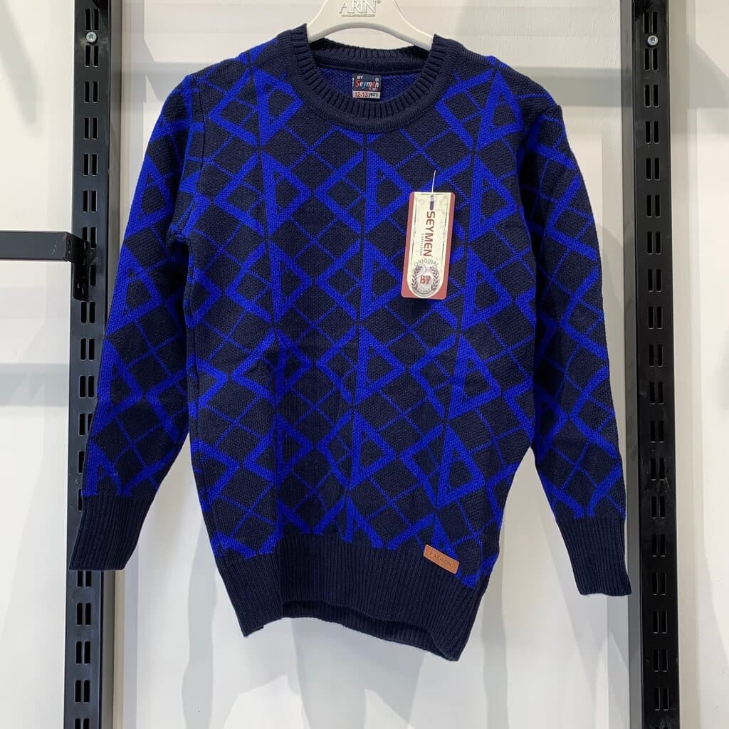 Seymen Boys Wool Sweater - Dark Blue (10 Years)