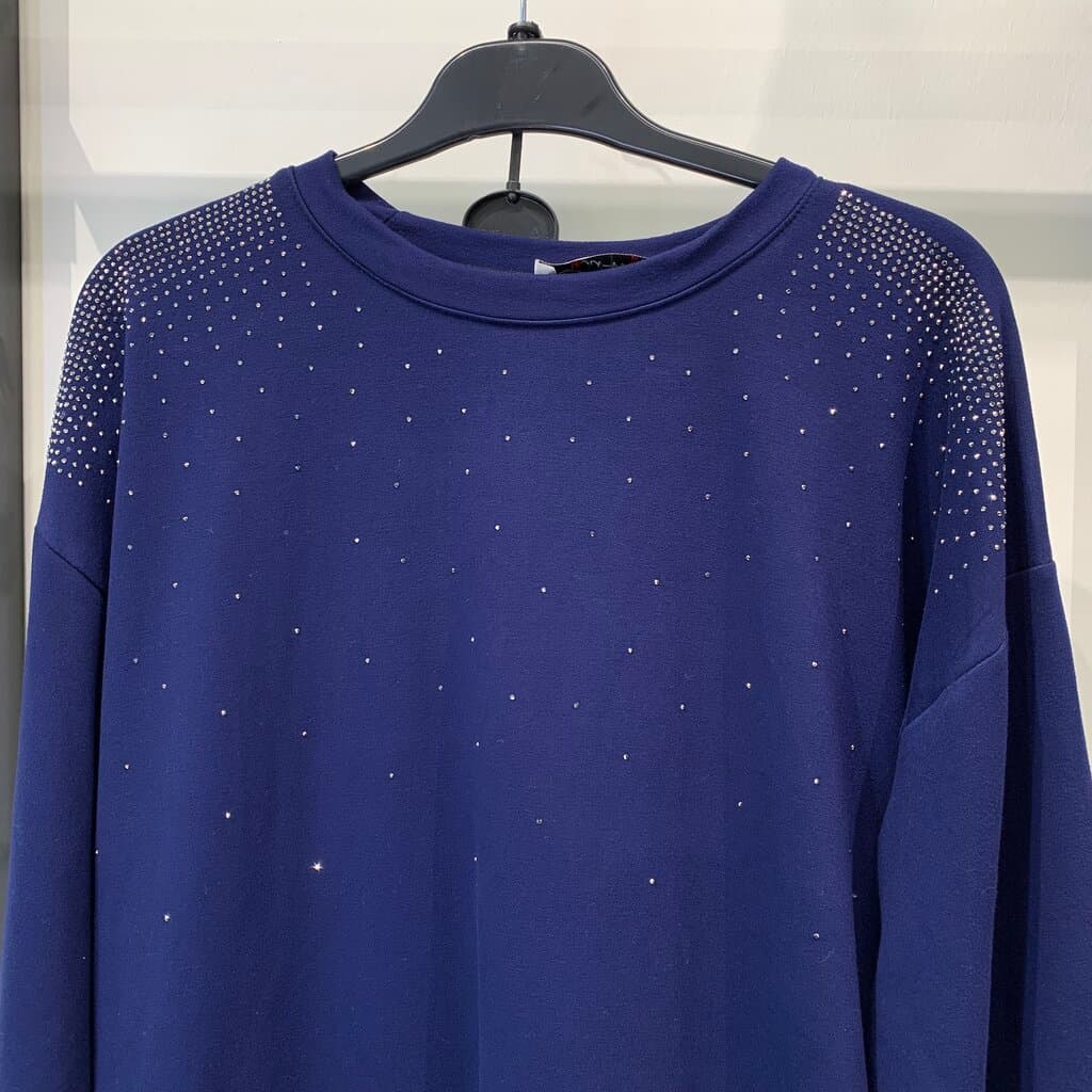 Miyu Mix Women's Cotton 2 Piece Set - Navy Blue (M) 4