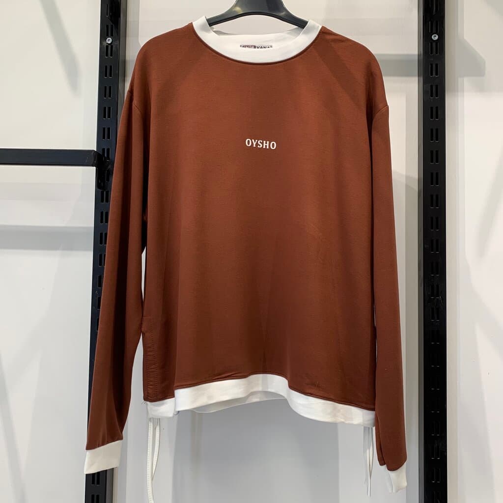 Nirvana Women's Cotton Sweater - Brown (M)