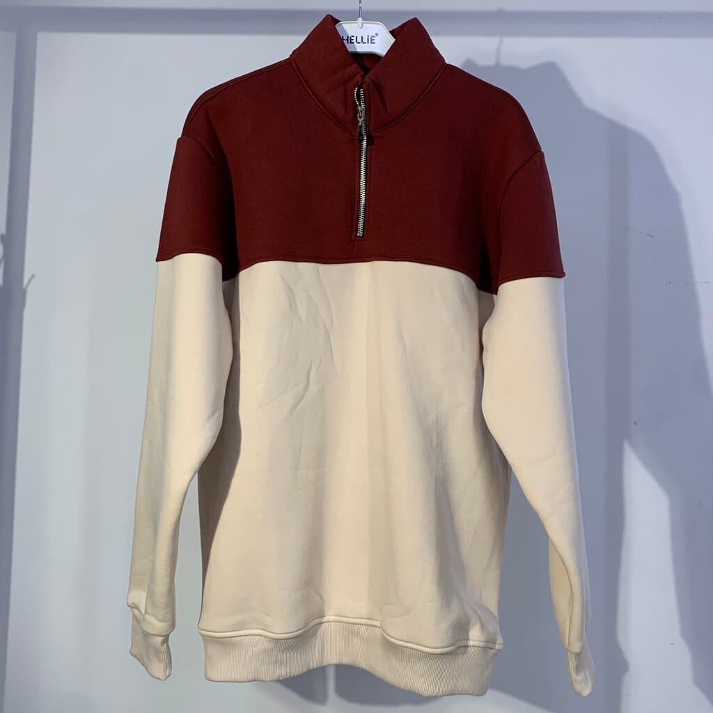 Roballi Men's Cotton Sweater - Beige (S)