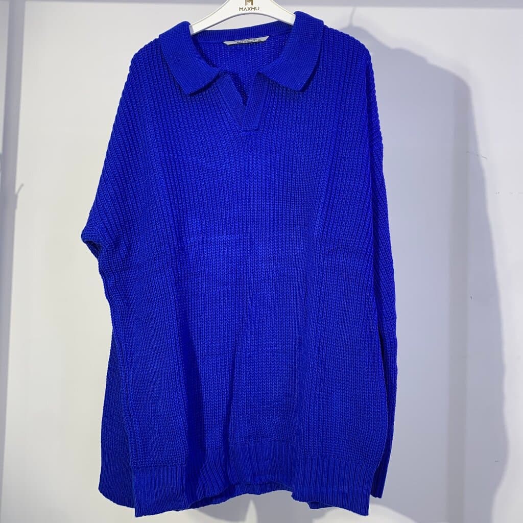 Moda Arpol Men's Cotton Sweater - Dark Blue (S)