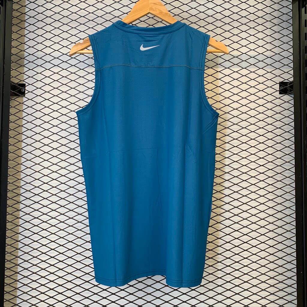 Nike Sleeveless Men's Workout Top - Blue (M) 6