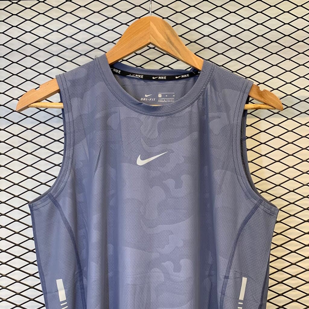Nike Sleeveless Men's Workout Top - Gray (M) 3