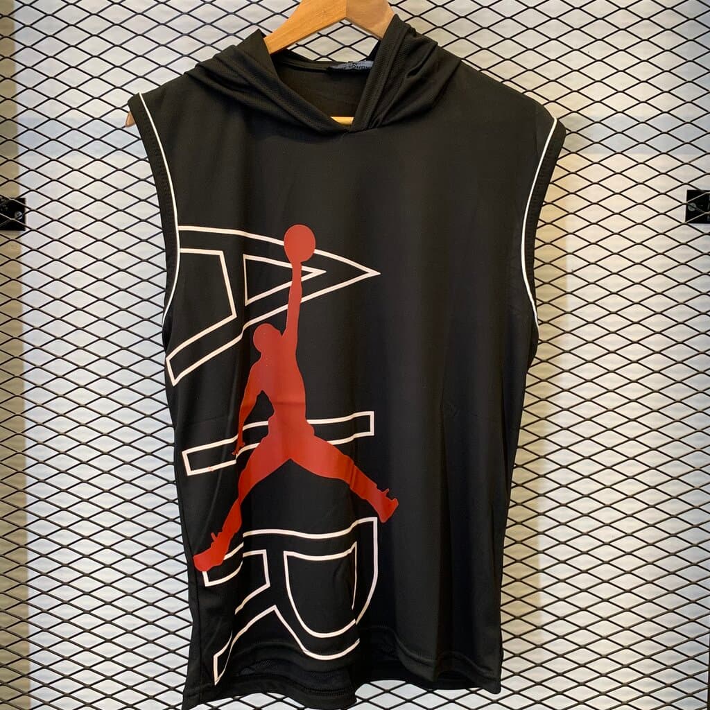Air Jordan Men's Sleeveless Workout Top - Black (S) 2