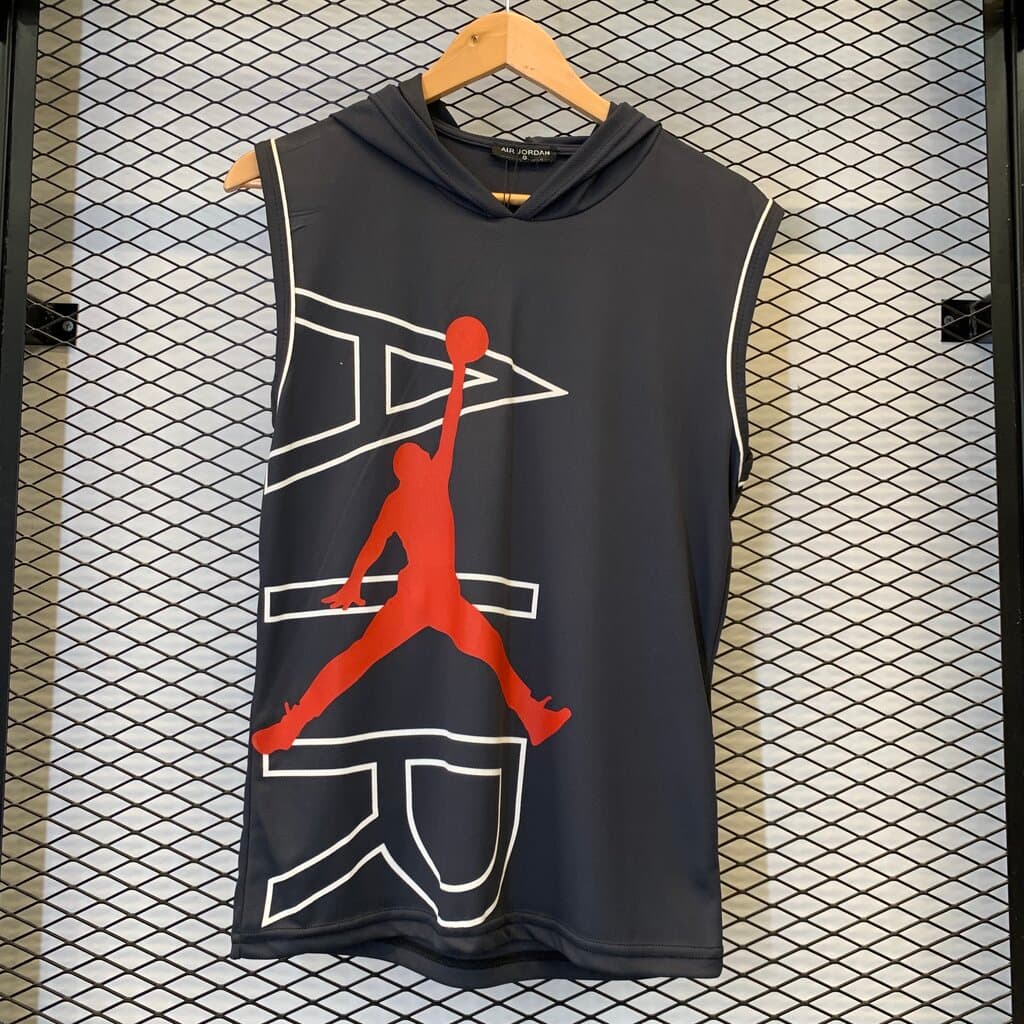 Air Jordan Men's Sleeveless Workout Top - Gray (S)