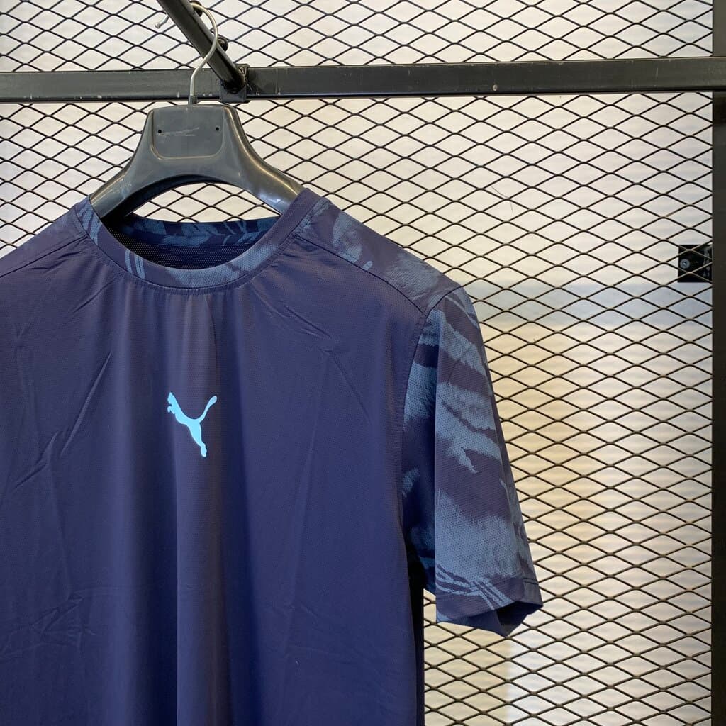 Puma Men's Activewear Top - Navy Blue (XL) 3