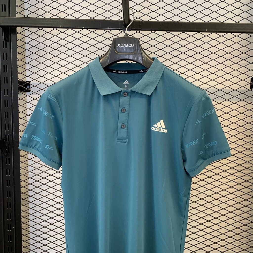 Adidas Men's Activewear Top - Teal Blue (L) 2