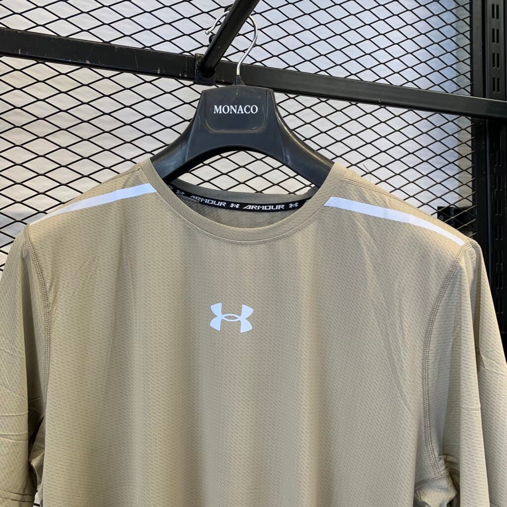 Under Armour Men's Activewear Top - Cream (2XL) 4
